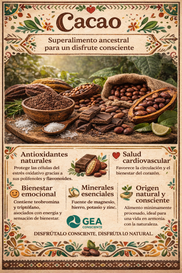 GRANO DE CACAO FERMENTADO 1 KG
