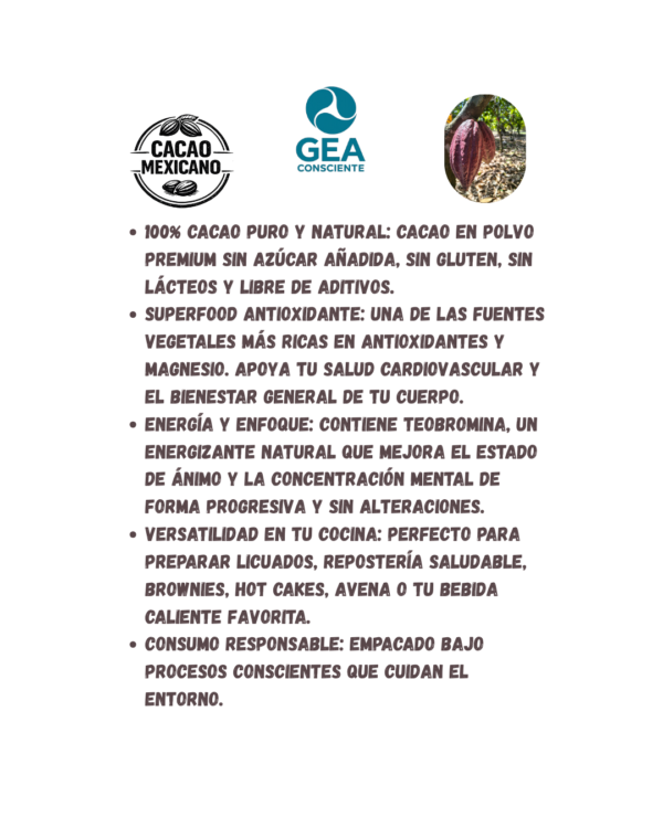 CACAO NATURAL EN POLVO